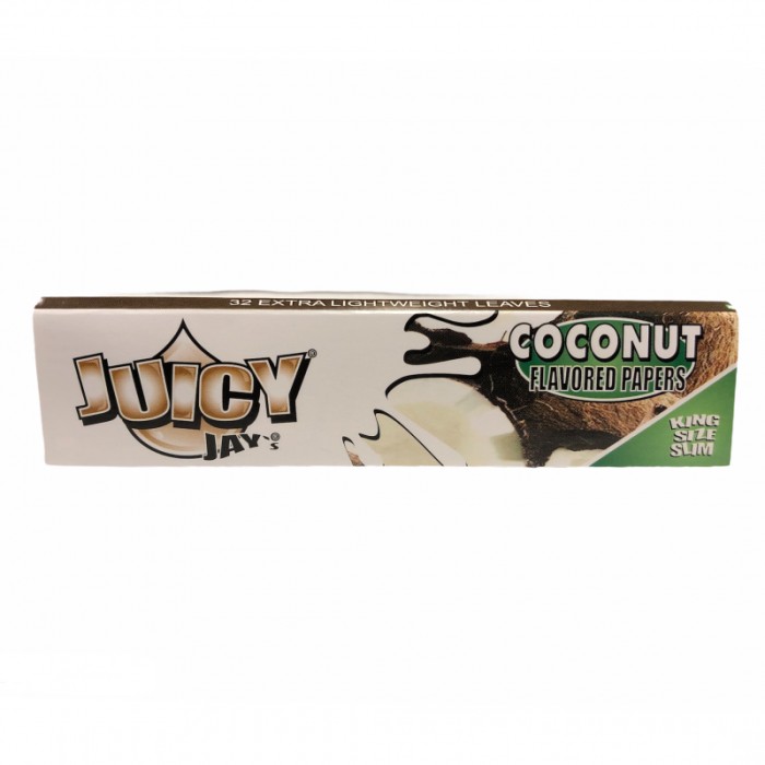 Juicy Jays King Size Slim Coconut 32 φύλλα
